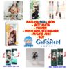 Tổng hợp Poster Postcard Móc khóa Standee Khung ảnh Bút Kazuha Game Genshin Impact - 2D Tộc Shop