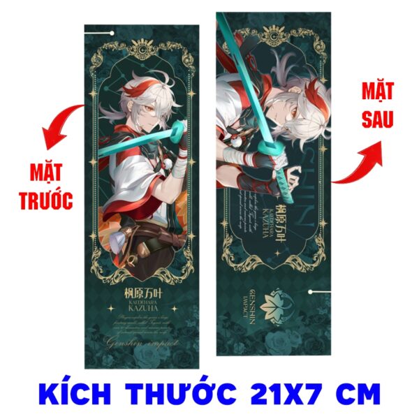 Tổng hợp Poster Postcard Móc khóa Standee Khung ảnh Bút Kazuha Game Genshin Impact - 2D Tộc Shop