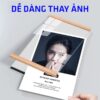 Khung Mica Nam Châm, Khung Lùa Sẵn Keo Dán Tường In Theo Yêu Cầu Thay  Tranh Ảnh Tiện Lợi Không Cần Đục Lỗ Trên Tường