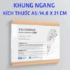 Khung Mica Nam Châm, Khung Lùa Sẵn Keo Dán Tường In Theo Yêu Cầu Thay  Tranh Ảnh Tiện Lợi Không Cần Đục Lỗ Trên Tường