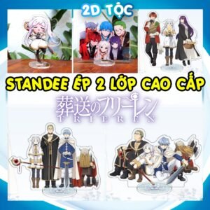 Mô hình Standee Mica Trong suốt In 2 mặt sắc nét Ép 2 lớp Mica Anime Manga Sousou no Frieren Pháp sư tiễn táng
