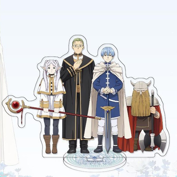 Mô hình Standee Mica Trong suốt In 2 mặt sắc nét Ép 2 lớp Mica Anime Manga Sousou no Frieren Pháp sư tiễn táng