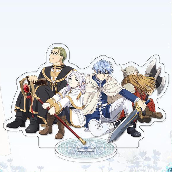 Mô hình Standee Mica Trong suốt In 2 mặt sắc nét Ép 2 lớp Mica Anime Manga Sousou no Frieren Pháp sư tiễn táng