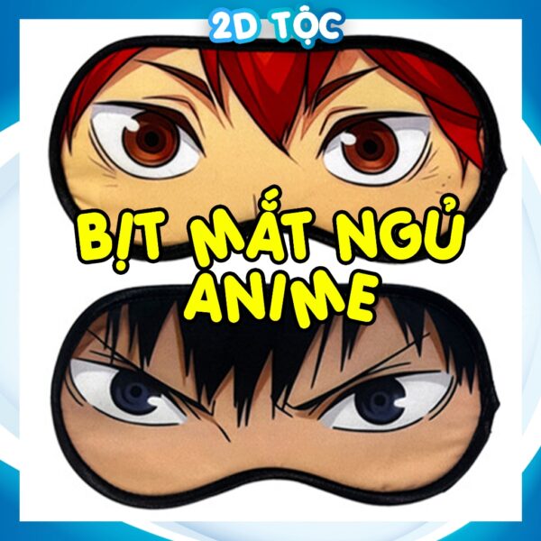 Bịt mắt ngủ Anime Manga Vua Bóng Chuyền Haikyuu – Phụ Kiện Anime By 2D Tộc Shop