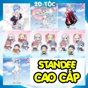 Mô hình Standee Mica Acrylic Anime Manga Light Novel Re:Zero – Tượng Mica Anime by 2D Tộc Shop
