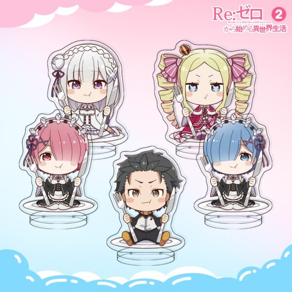 Mô hình Standee Mica Acrylic Anime Manga Light Novel Re:Zero – Tượng Mica Anime by 2D Tộc Shop