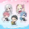 Mô hình Standee Mica Acrylic Anime Manga Light Novel Re:Zero – Tượng Mica Anime by 2D Tộc Shop