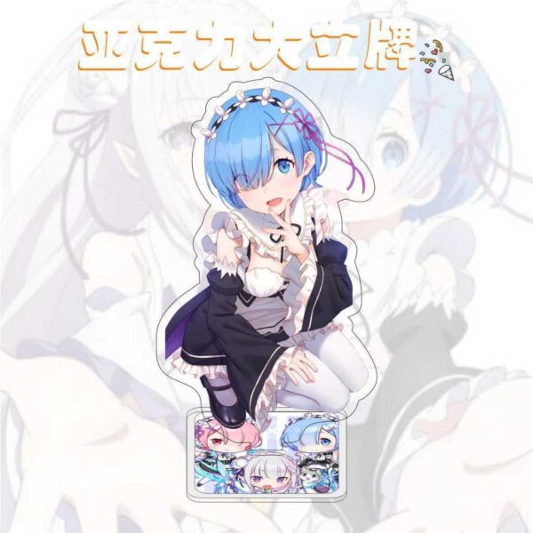 Mô hình Standee Mica Acrylic Anime Manga Light Novel Re:Zero – Tượng Mica Anime by 2D Tộc Shop