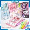 Combo 6 Cây Bút Gel Capybara, 0,5mm Có Đầu Xoá Được Dạng Bấm, Bút Bi Xóa Được Nhiều Mẫu Capybara Cute Mực Xanh, Mực Đen