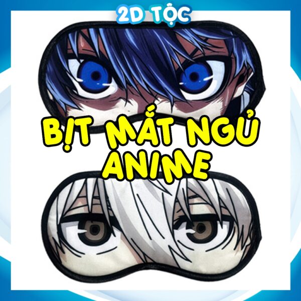 Bịt mắt ngủ Anime Manga Blue Lock – Phụ Kiện Anime By 2D Tộc Shop