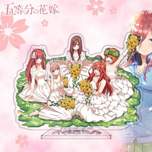 shopee-29567466550-2 Mô hình Standee Mica Acrylic Anime Manga Nhà có 5 nàng dâu GOTOUBUN NO HANAYOME – Tượng Mica Anime by 2D Tộc Shop