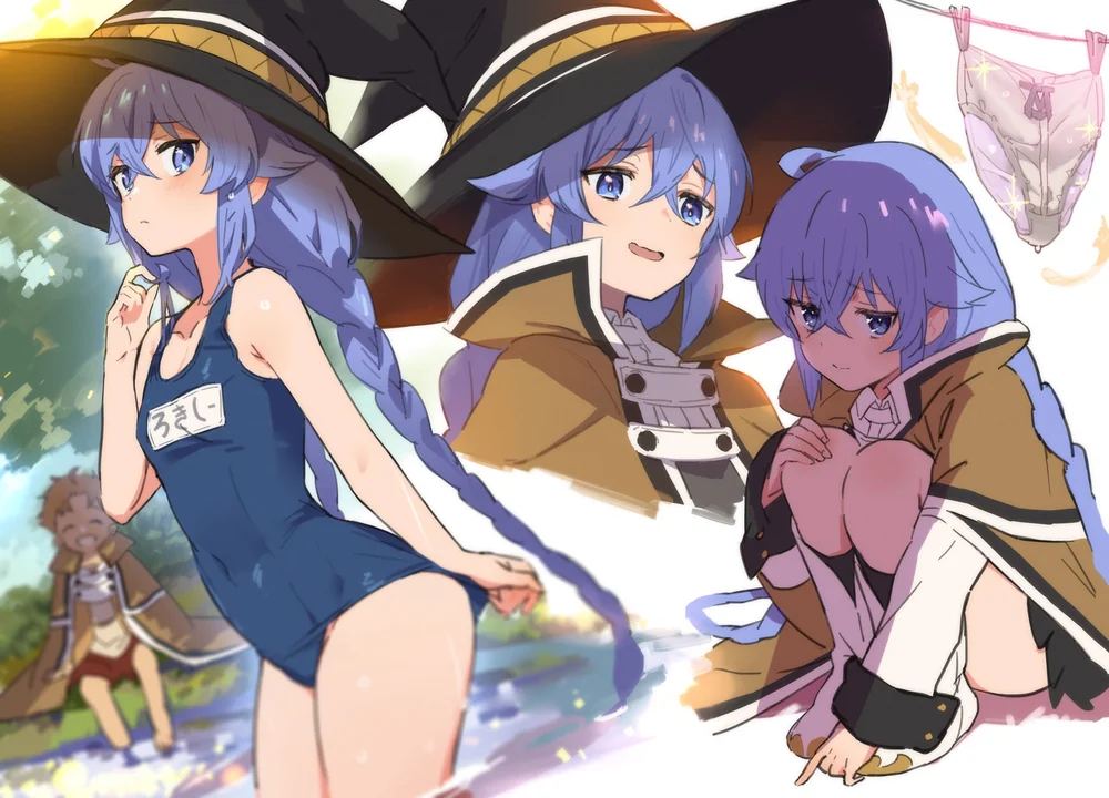 Ảnh Mushoku Tensei mùa 3 số 41 với bìa minh họa light novel với nhiều nhân vật