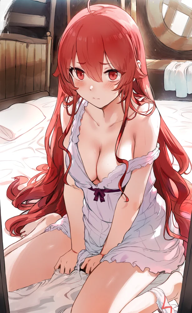 Hình Thất Nghiệp Chuyển Sinh mùa 3 số 59 với nhân vật nữ trong minh họa anime nhiều màu sắc