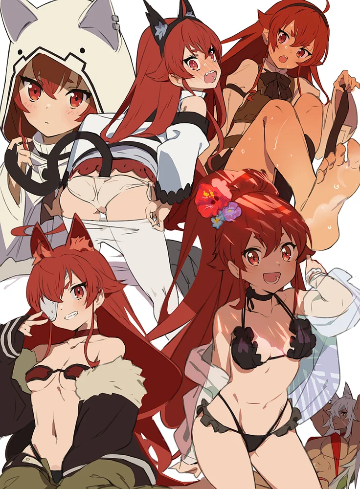 Hình Thất Nghiệp Chuyển Sinh mùa 3 số 65 với nhân vật tóc xanh trong minh họa phong cách anime