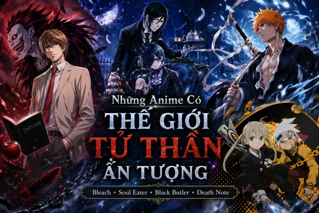 Những anime có thế giới tử thần ấn tượng mà fan không nên bỏ qua