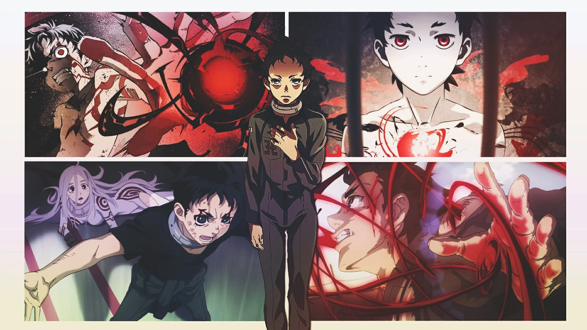 Ganta Igarashi và Shiro trong Deadman Wonderland