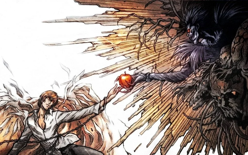 Yagami Raito và tử thần Ryuk trong Death Note