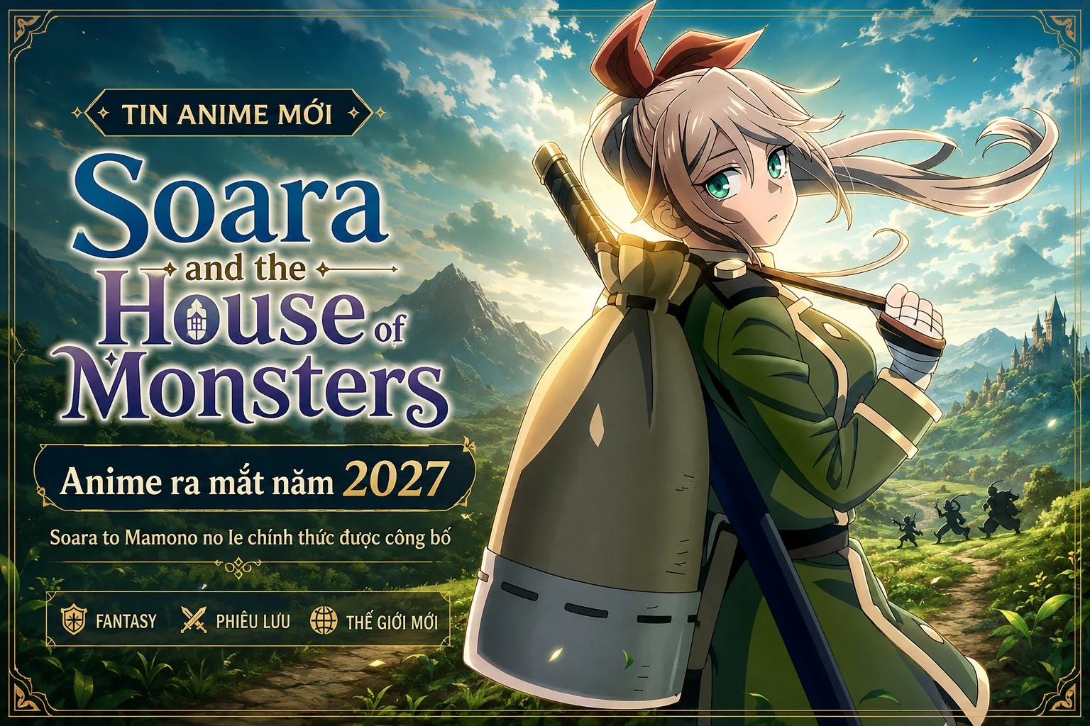 Soara and the House of Monsters anime ra mắt năm 2027