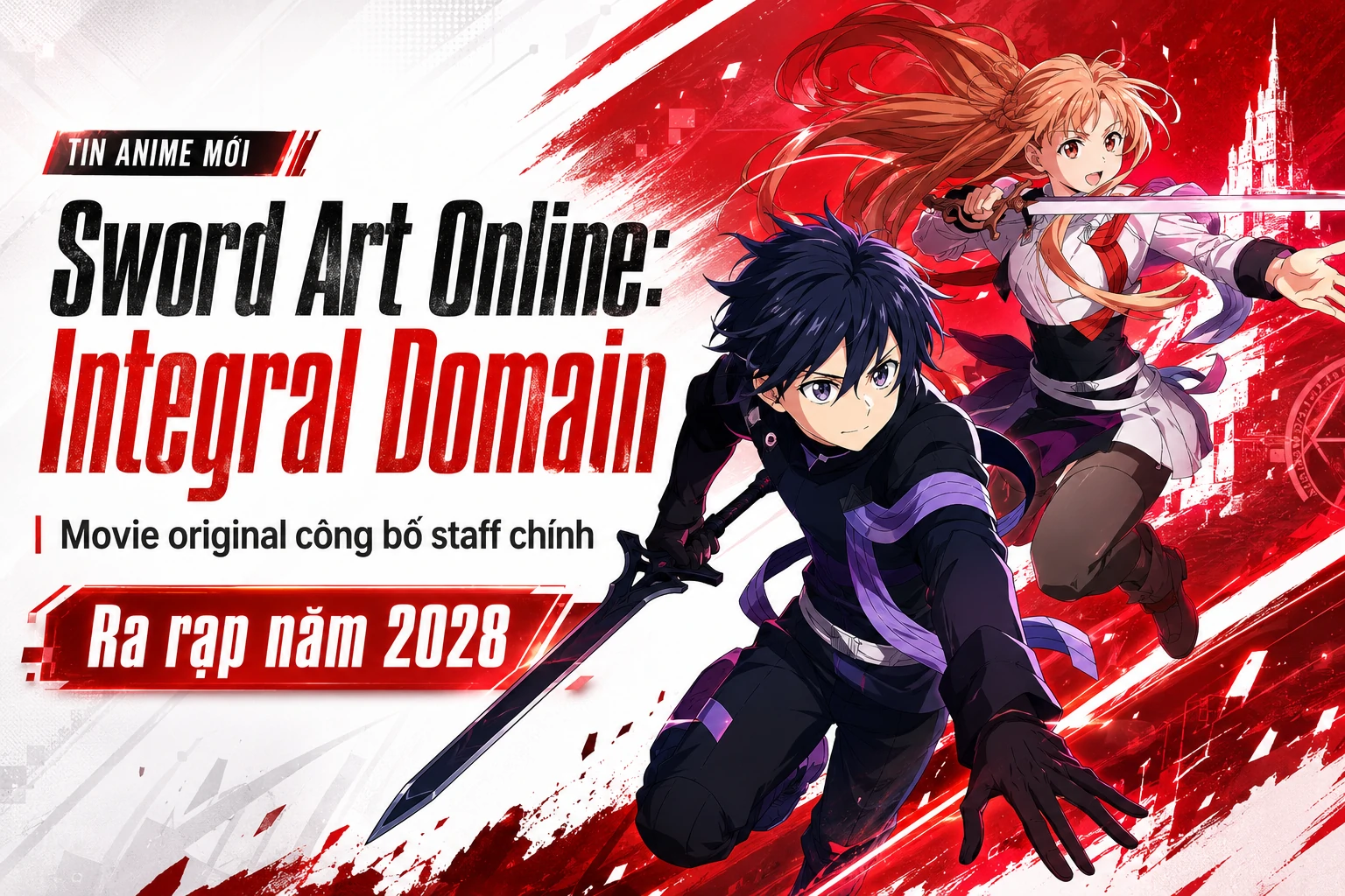 Sword Art Online Integral Domain movie ra mắt năm 2028