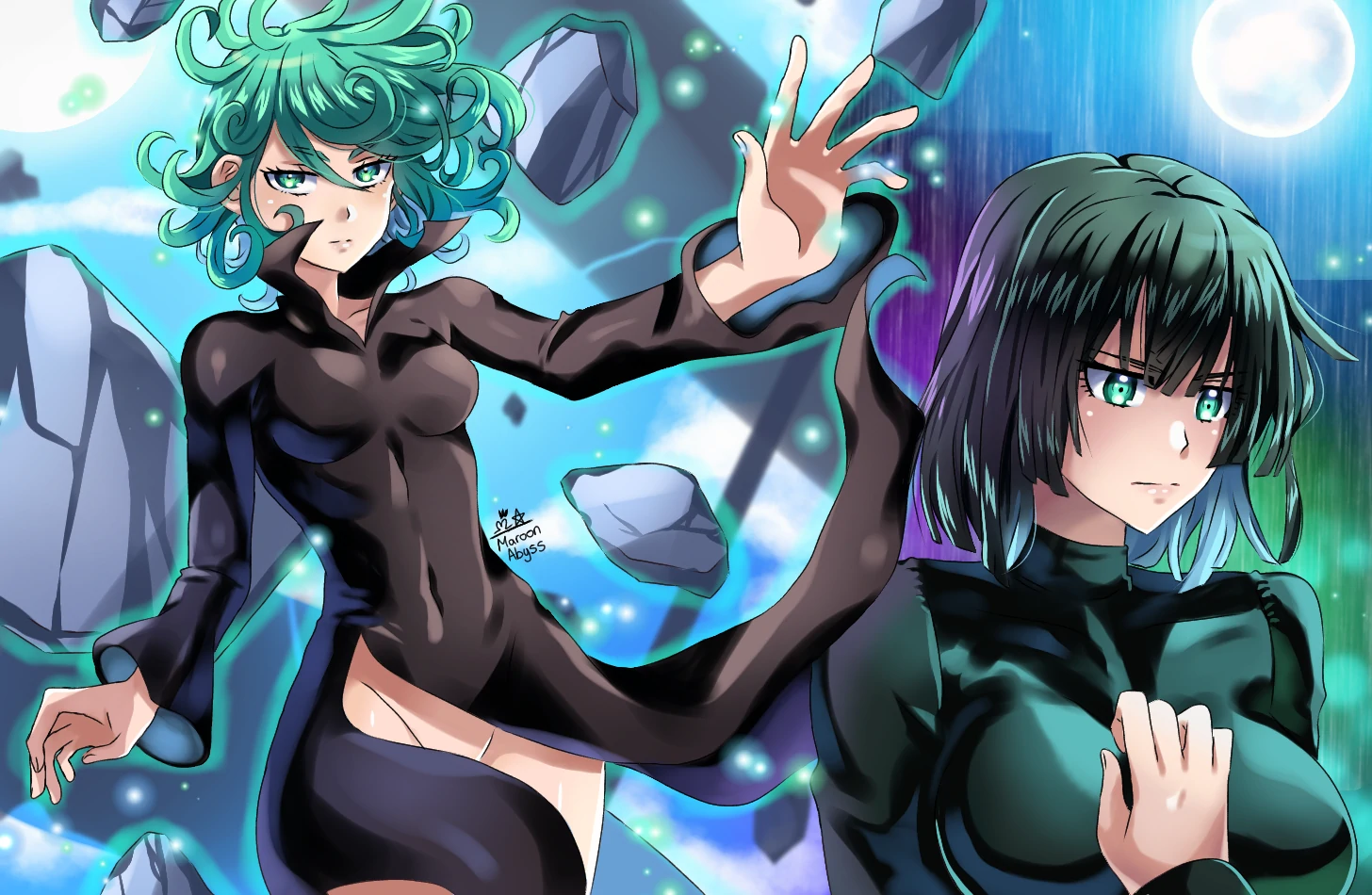 Tatsumaki và Fubuki trong One Punch Man