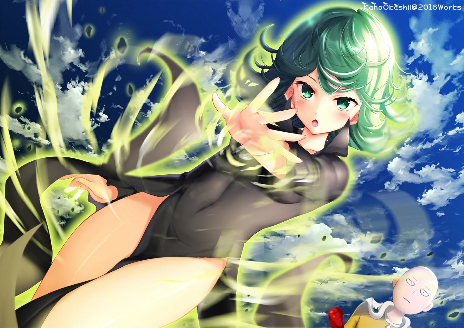 Tatsumaki trong anime One Punch Man