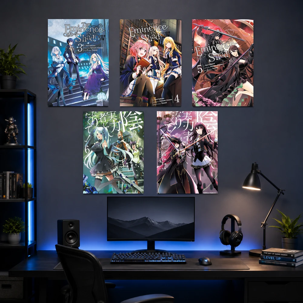 Poster A3 Ảnh Tổng Hợp Nhiều Nhân Vật CTBT P.1 Anime Manga LightNovel Chúa Tể Bóng tối Bền Đẹp Có Cán Màng Bóng Bề Mặt