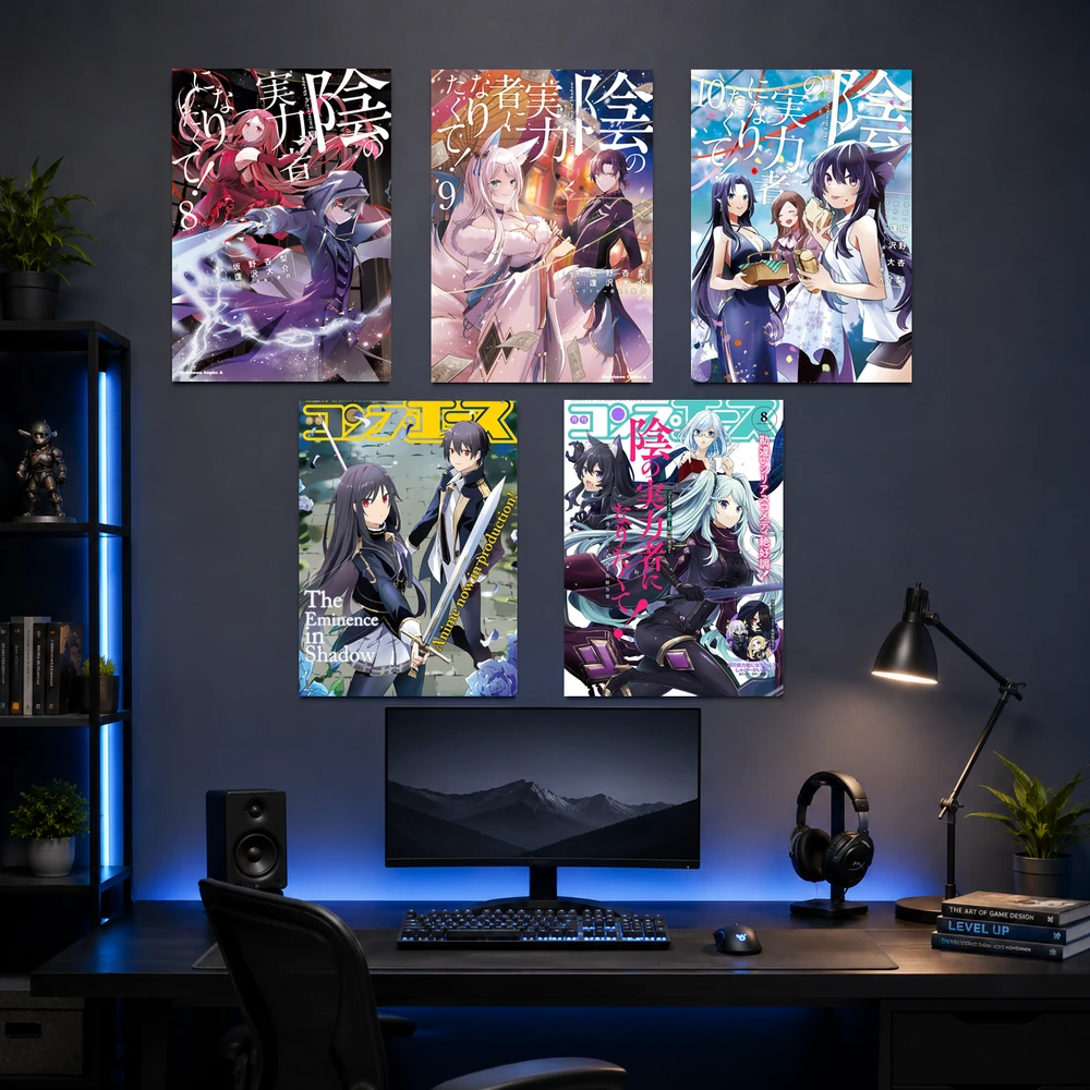 Poster A3 Ảnh Tổng Hợp Nhiều Nhân Vật CTBT P.1 Anime Manga LightNovel Chúa Tể Bóng tối Bền Đẹp Có Cán Màng Bóng Bề Mặt