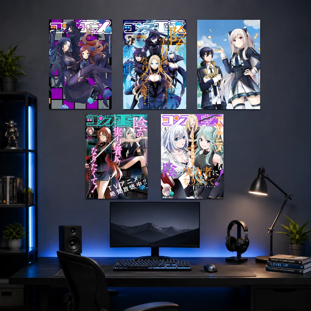 Poster A3 Ảnh Tổng Hợp Nhiều Nhân Vật CTBT P.1 Anime Manga LightNovel Chúa Tể Bóng tối Bền Đẹp Có Cán Màng Bóng Bề Mặt