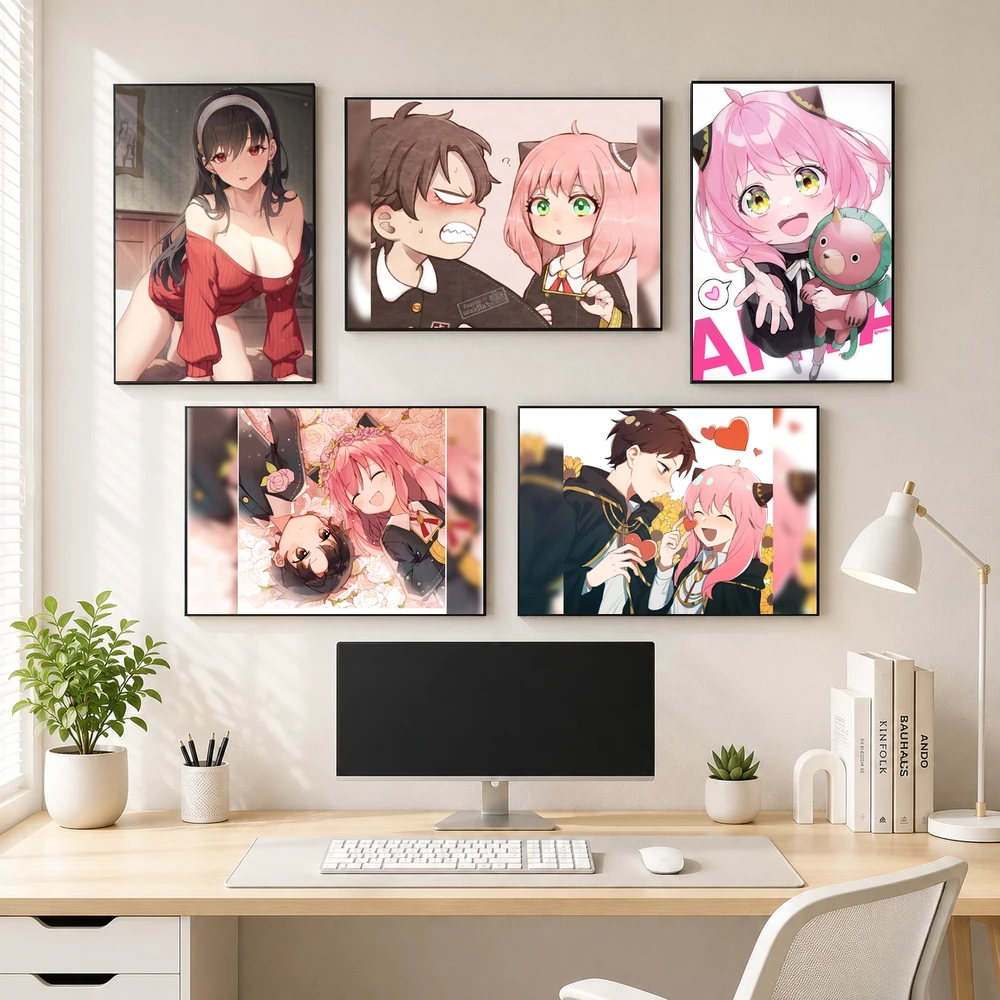 Poster A3 Arya, Loid, Yor Anime Manga Spy x Family Bền Đẹp Có Cán Màng Bóng Bề Mặt