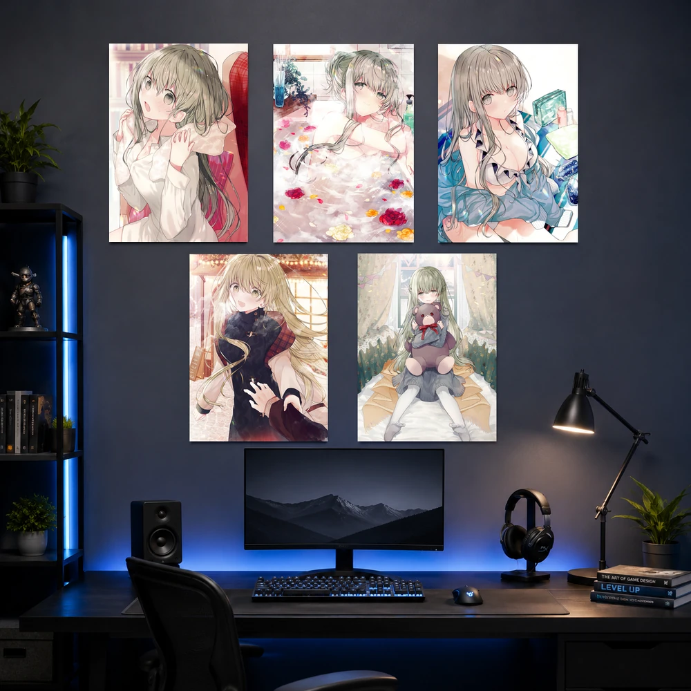 Poster A3 Cecilia và Lawrence Anime Manga Shiro Seijo to Kuro Bokushi Bền Đẹp Có Cán Màng Bóng Bề Mặt