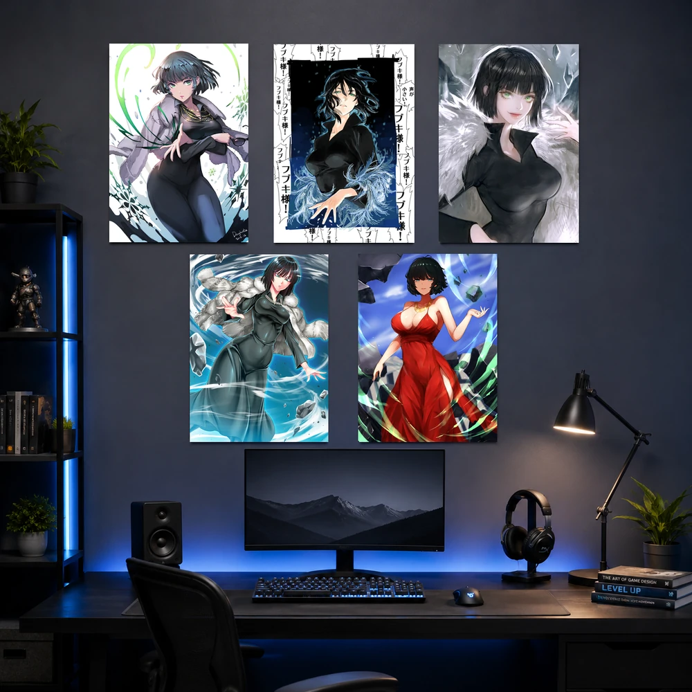 Poster A3 Fubuki Anime Manga One Punch Man Bền Đẹp Có Cán Màng Bóng Bề Mặt