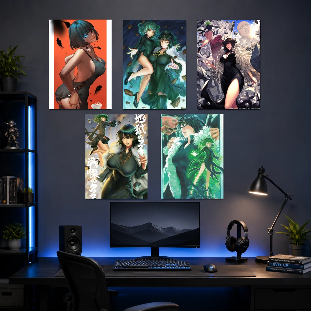 Poster A3 Fubuki Anime Manga One Punch Man Bền Đẹp Có Cán Màng Bóng Bề Mặt
