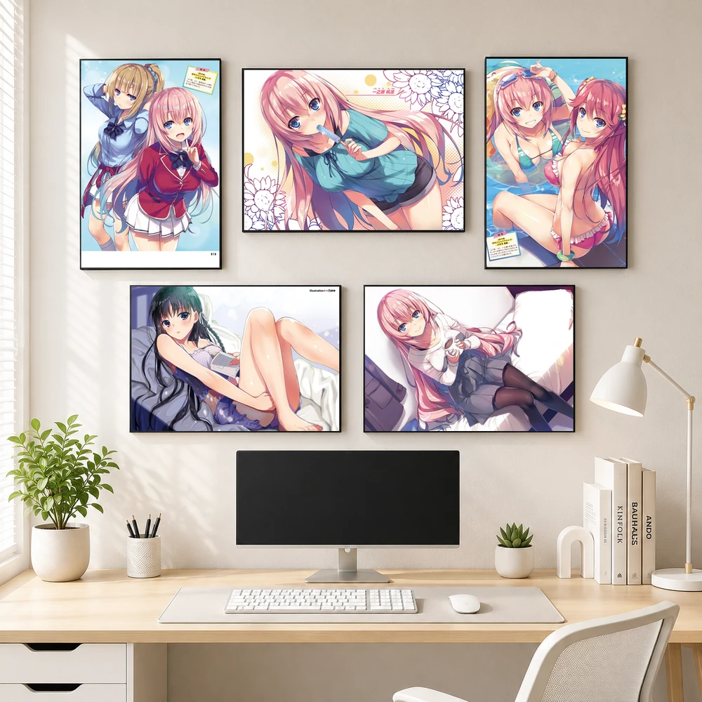 Poster A3 Horikita Suzune, Ichinose, Sakura, Hiyori Honami Anime Manga LightNovel COTE Lớp Học Đề Cao Thực Lực Bền Đẹp Có Cán Màng Bóng Bề Mặt