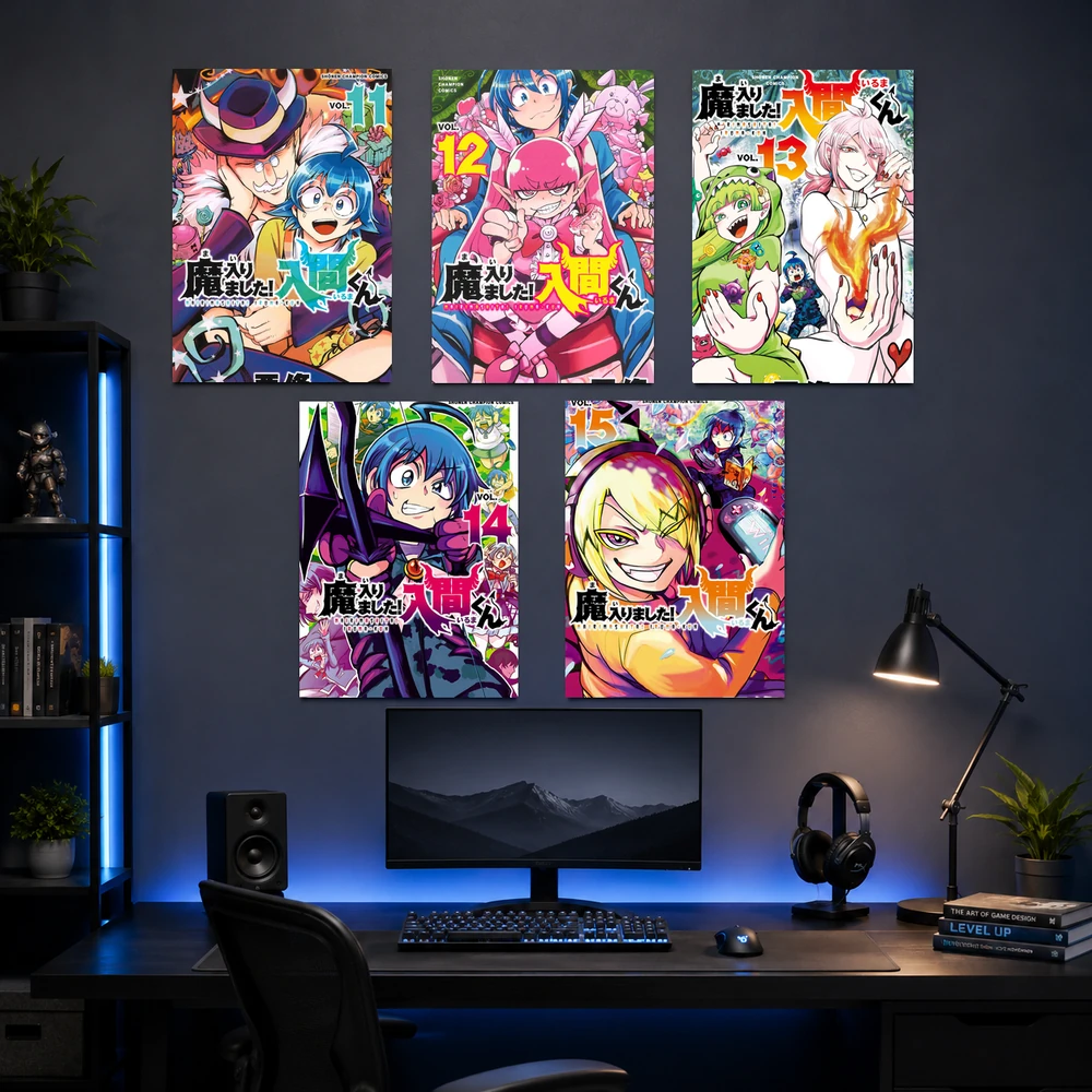 Poster A3 Iruma Anime Manga Iruma Giá Đáo Mairimashita! Iruma-kun Bền Đẹp Có Cán Màng Bóng Bề Mặt