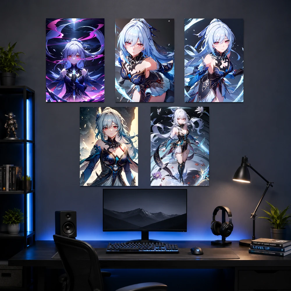 Poster A3 Jingliu Game Game Honkai Star Rail Bền Đẹp Có Cán Màng Bóng Bề Mặt - album 3 Poster A3 Jingliu Game Game Honkai Star Rail Bền Đẹp Có Cán Màng Bóng Bề Mặt