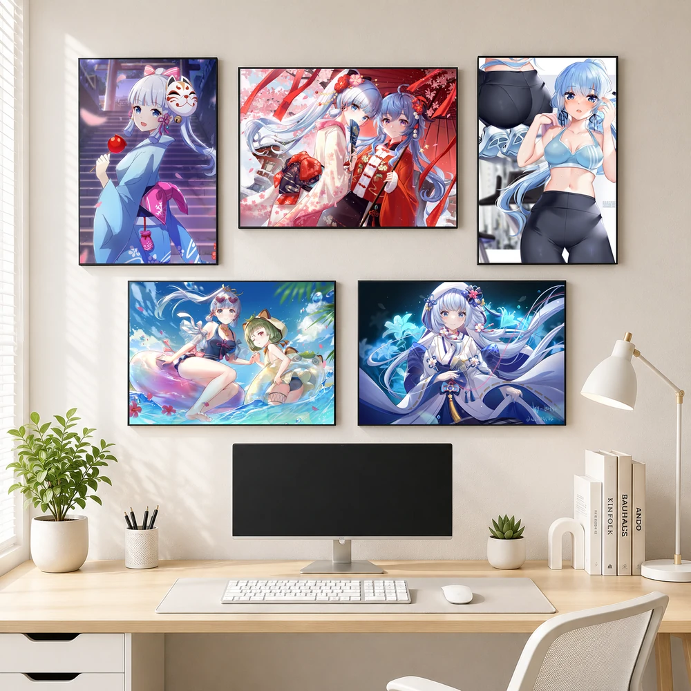 Poster A3 Kamisato Ayaka Game Genshin Impact Bền Đẹp Có Cán Màng Bóng Bề Mặt - album 1 Poster A3 Kamisato Ayaka Game Genshin Impact Bền Đẹp Có Cán Màng Bóng Bề Mặt