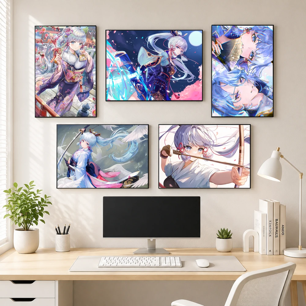 Poster A3 Kamisato Ayaka Game Genshin Impact Bền Đẹp Có Cán Màng Bóng Bề Mặt - album 2 Poster A3 Kamisato Ayaka Game Genshin Impact Bền Đẹp Có Cán Màng Bóng Bề Mặt