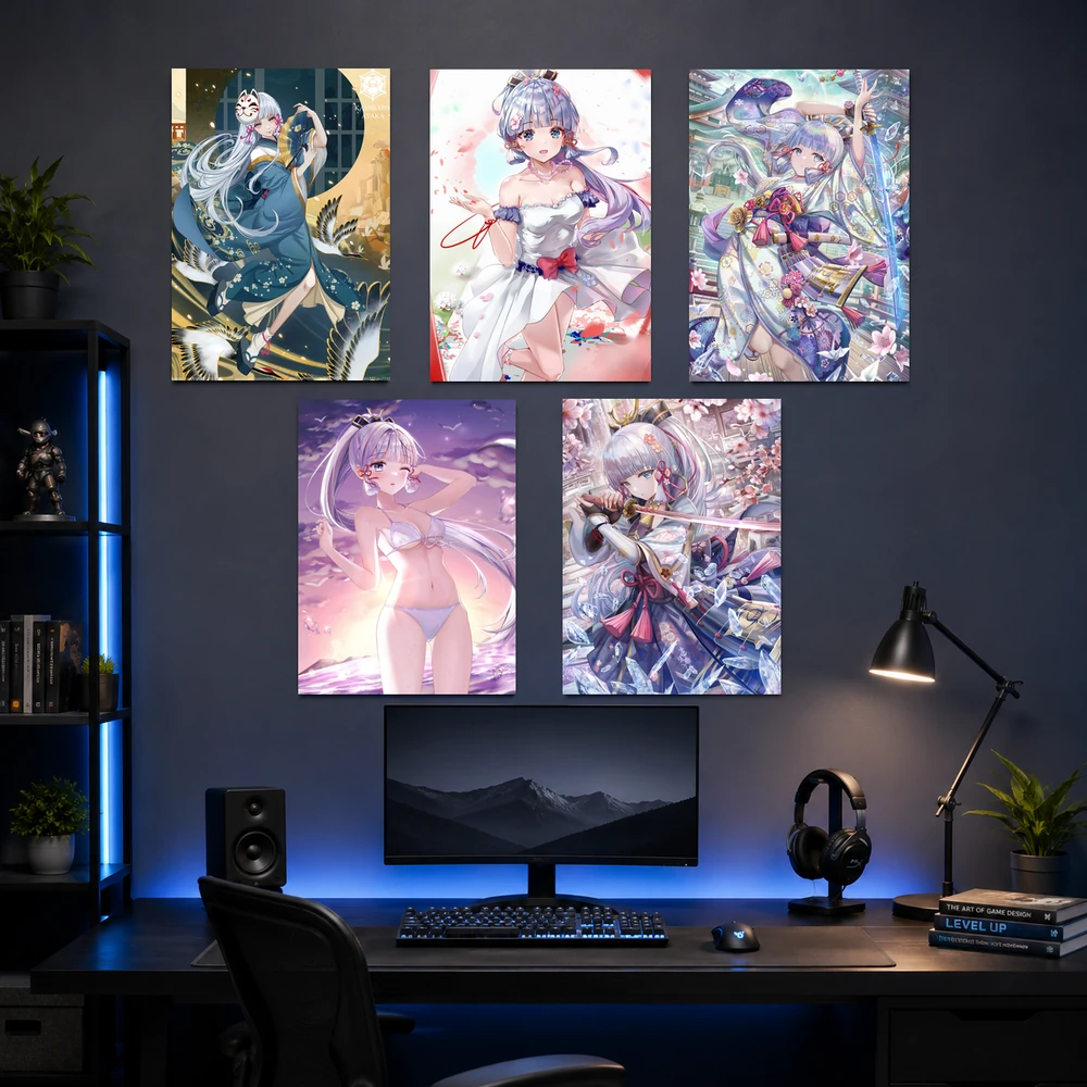 Poster A3 Kamisato Ayaka Game Genshin Impact Bền Đẹp Có Cán Màng Bóng Bề Mặt - album 3 Poster A3 Kamisato Ayaka Game Genshin Impact Bền Đẹp Có Cán Màng Bóng Bề Mặt