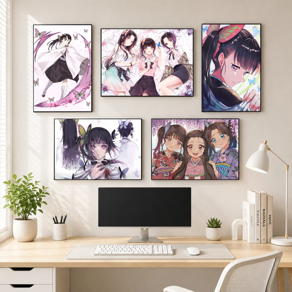 Poster A3 Kanao Tsuyuri Anime Manga Kimetsu No Yaiba Bền Đẹp Có Cán Màng Bóng Bề Mặt