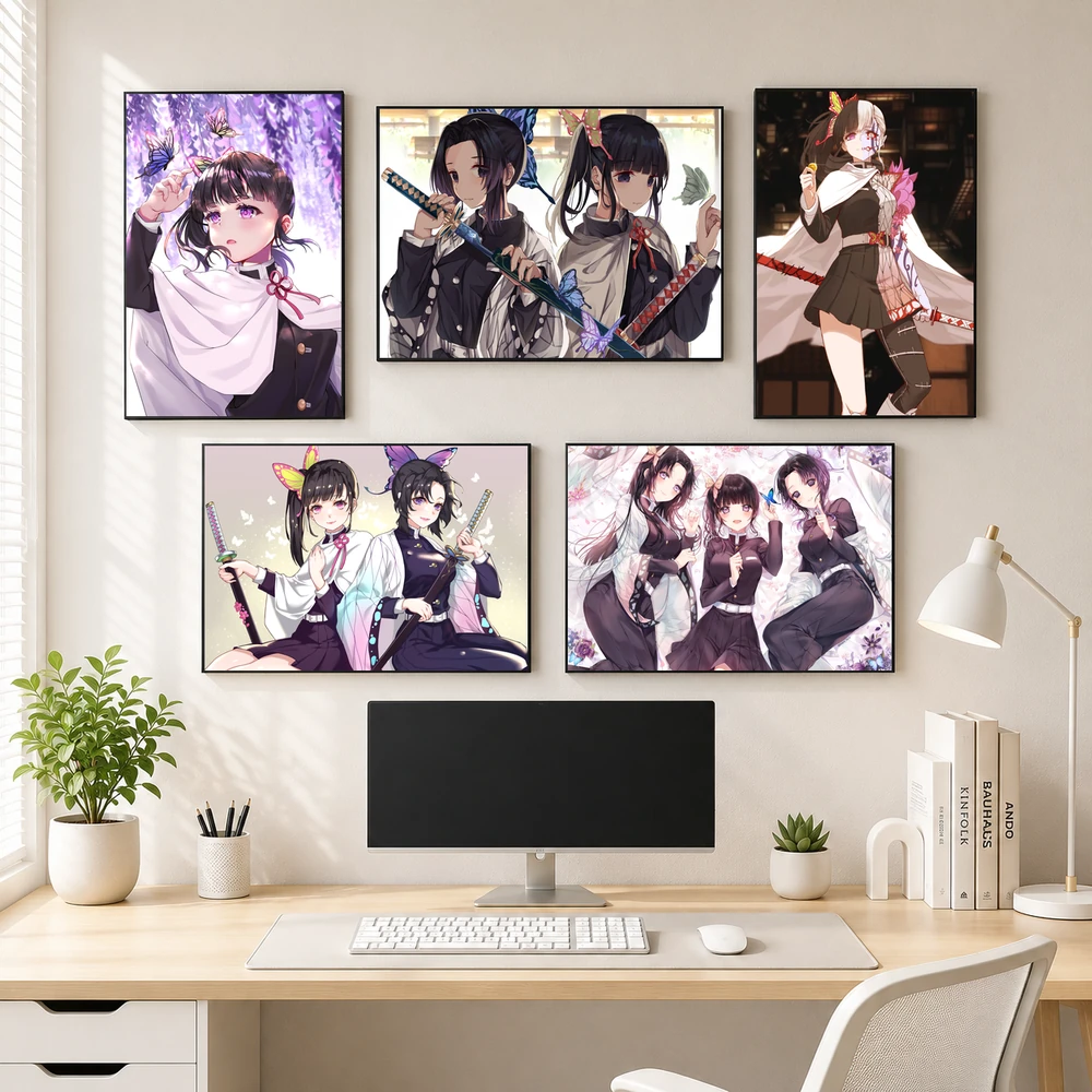 Poster A3 Kanao Tsuyuri Anime Manga Kimetsu No Yaiba Bền Đẹp Có Cán Màng Bóng Bề Mặt