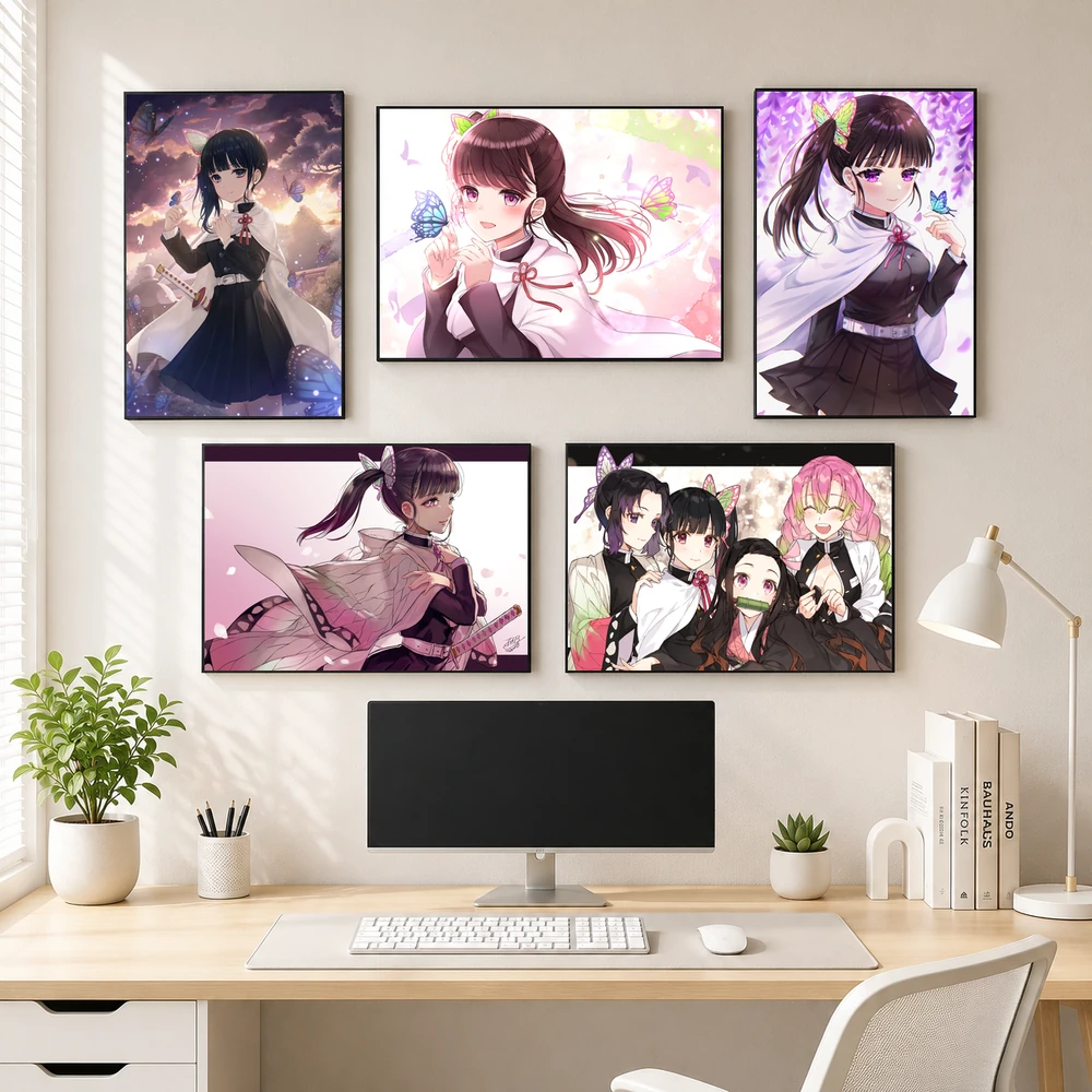 Poster A3 Kanao Tsuyuri Anime Manga Kimetsu No Yaiba Bền Đẹp Có Cán Màng Bóng Bề Mặt