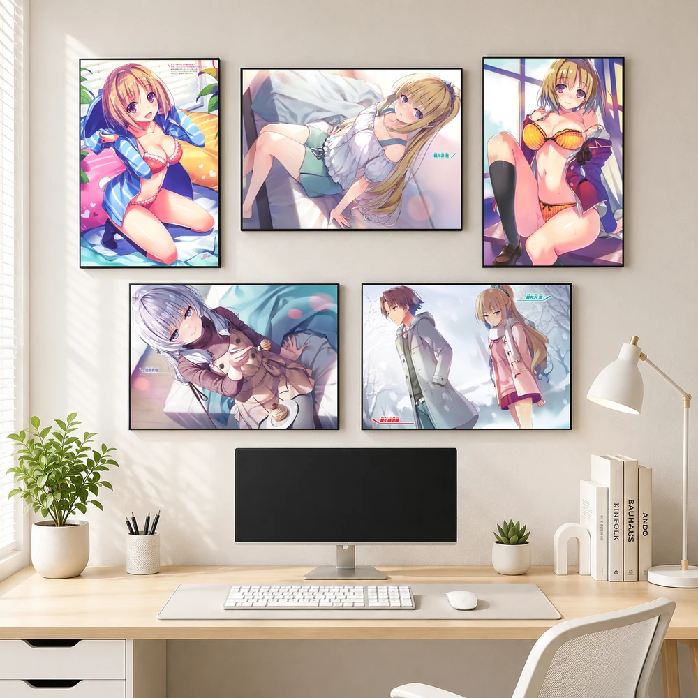 Poster A3 Karuizawa Kei và Sakayanagi Arisu Anime Manga LightNovel COTE Lớp Học Đề Cao Thực Lực Bền Đẹp Có Cán Màng Bóng Bề Mặt