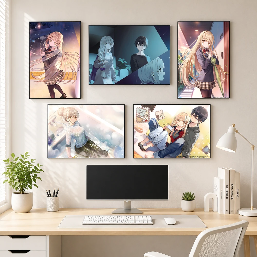 Poster A3 Mahiru Anime Manga Thiên Sứ Nhà Bên Bền Đẹp Có Cán Màng Bóng Bề Mặt