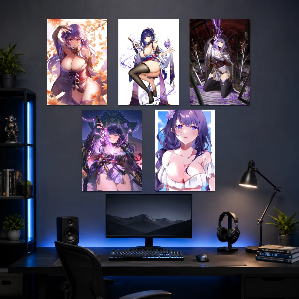 Poster A3 Raiden Shogun TH1 Game Genshin Impact Bền Đẹp Có Cán Màng Bóng Bề Mặt - album 3 Poster A3 Raiden Shogun TH1 Game Genshin Impact Bền Đẹp Có Cán Màng Bóng Bề Mặt