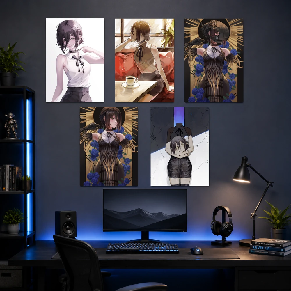 Poster A3 Reze Anime Manga ChainSaw Man Bền Đẹp Có Cán Màng Bóng Bề Mặt