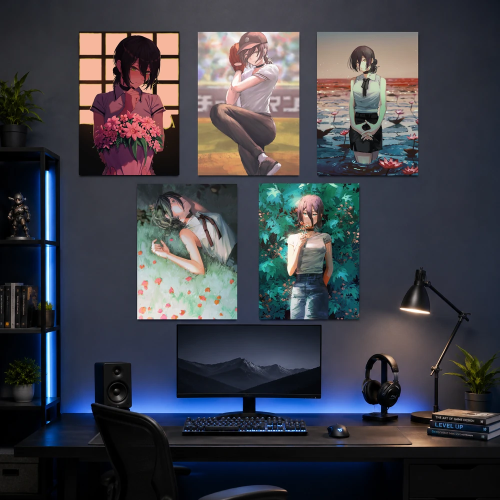 Poster A3 Reze Anime Manga ChainSaw Man Bền Đẹp Có Cán Màng Bóng Bề Mặt