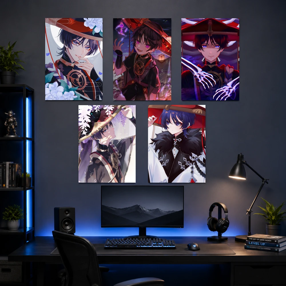Poster A3 Scaramouche TH.1 Game Genshin Impact Bền Đẹp Có Cán Màng Bóng Bề Mặt