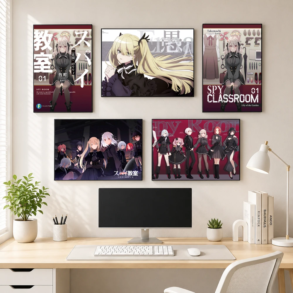 Poster A3 Spy Room Lớp học điệp viên Anime Manga Spy Room Bền Đẹp Có Cán Màng Bóng Bề Mặt