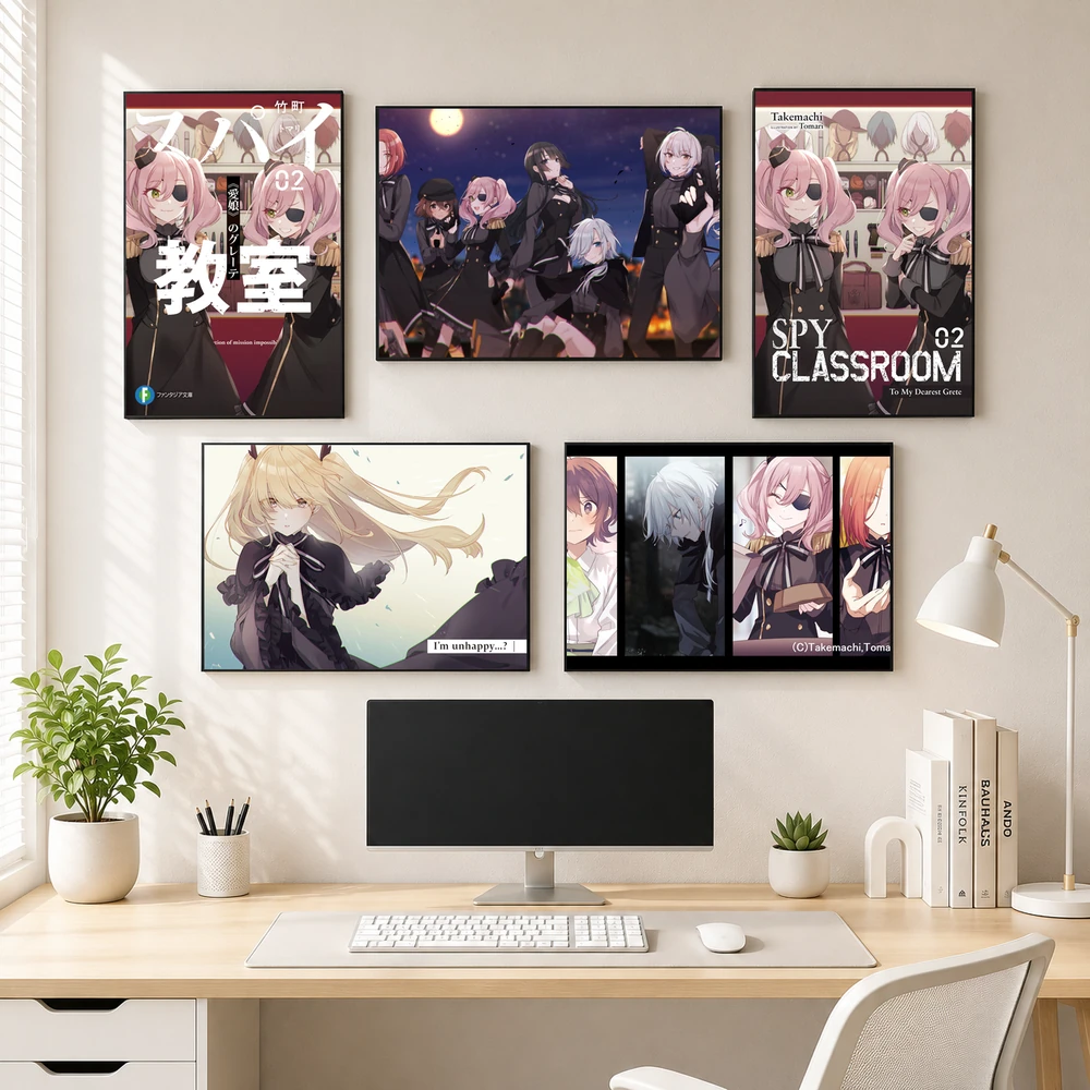 Poster A3 Spy Room Lớp học điệp viên Anime Manga Spy Room Bền Đẹp Có Cán Màng Bóng Bề Mặt