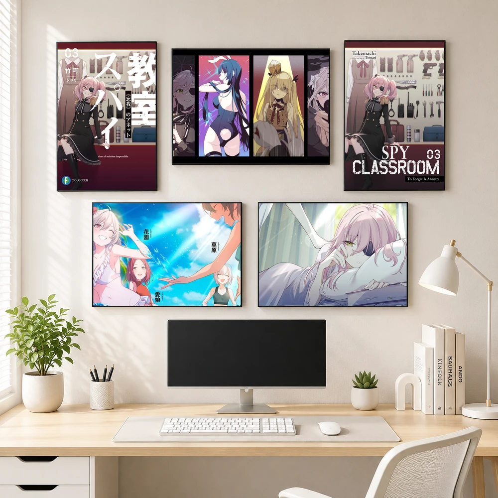 Poster A3 Spy Room Lớp học điệp viên Anime Manga Spy Room Bền Đẹp Có Cán Màng Bóng Bề Mặt